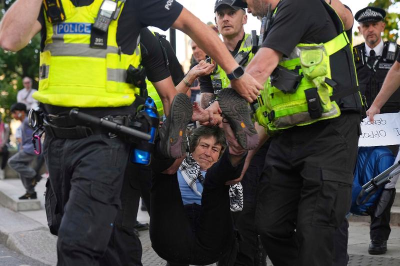 London police arrest over 400 at latest rally by banned anti-Israel Palestine Action group