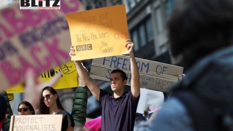 Protests erupt over Dutch media giant’s alleged plans to undermine Serbian broadcaster