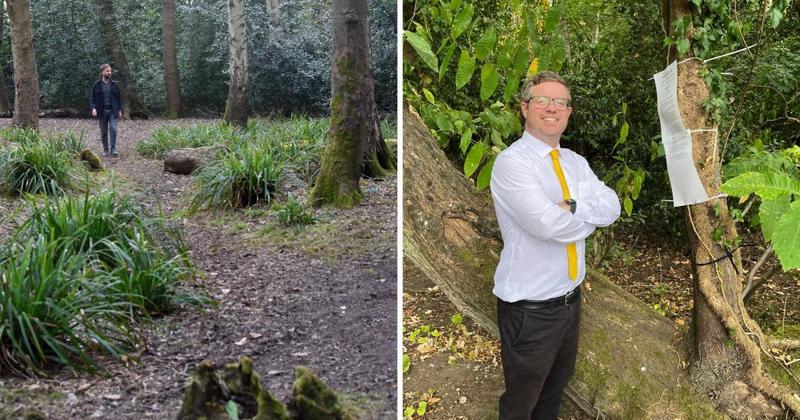 Community wins NINE-year battle with landowner over 'sacred' woodland footpaths