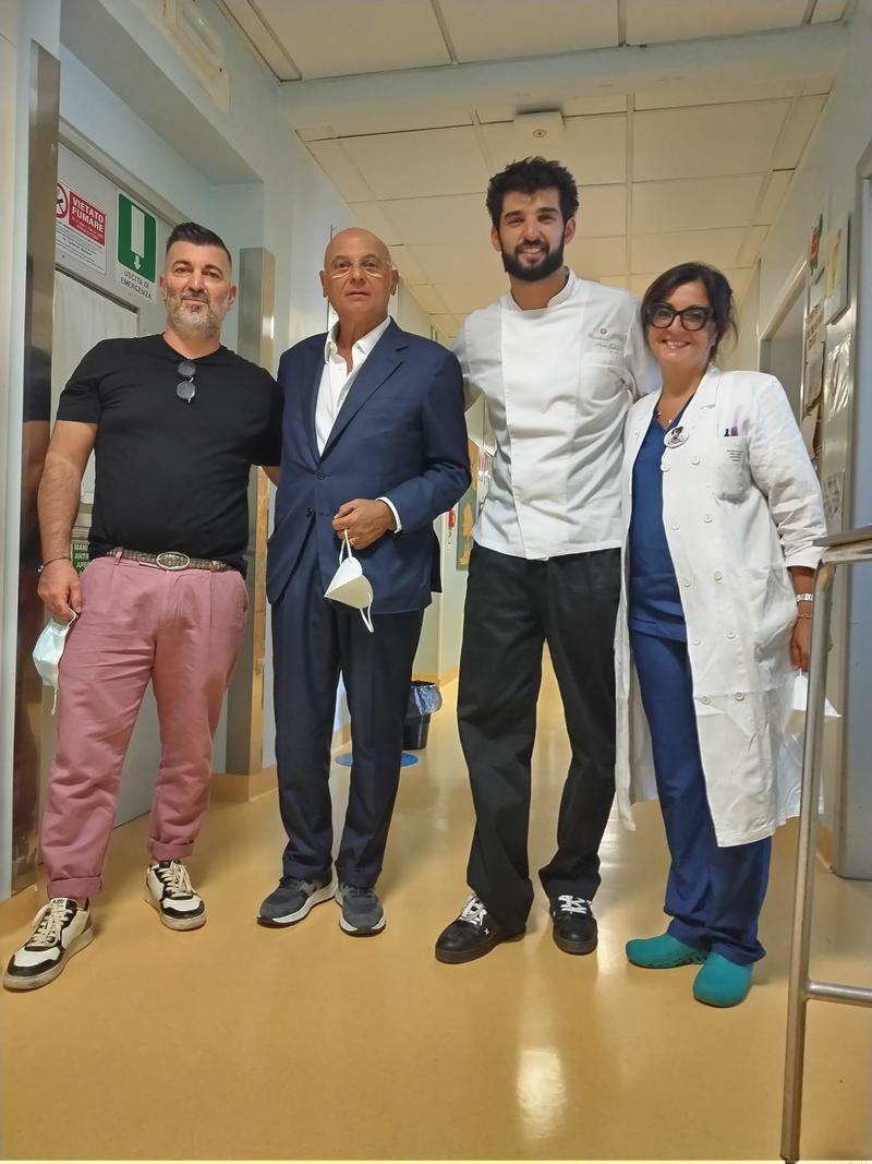 Lo chef stellato al Salesi: “Per i piccoli pazienti i tortellini cucinati come quando ero bimbo”