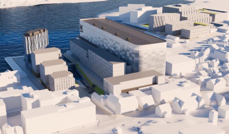 «Hva om hallen kunne bygges slik at den kan heves og senkes?»
