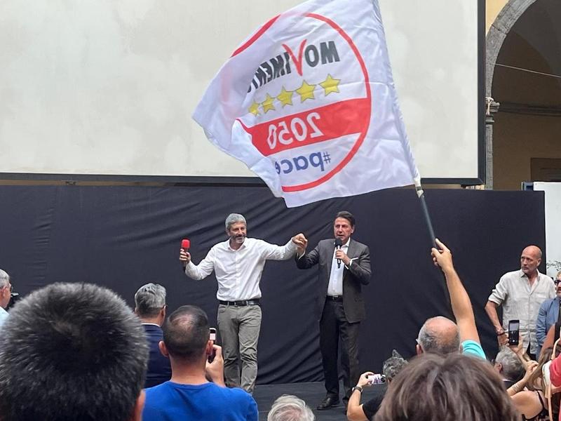 Regionali, Conte: Â«Offriremo alla Campania un progetto serio e un giusto rinnovamentoÂ» Fico: si cambia pagina, ora guardiamo avanti