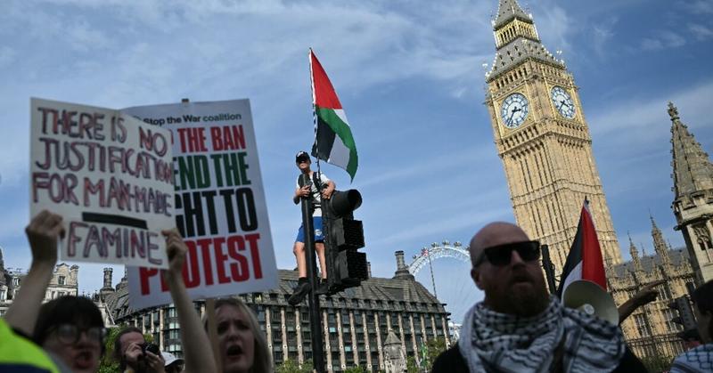 UK police say almost 900 arrests made at Palestine Action demo