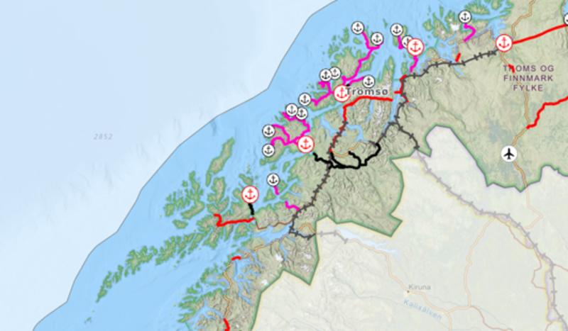 Samferdsel: Limet i Troms’ bo‑ og arbeidsmarkedsregion