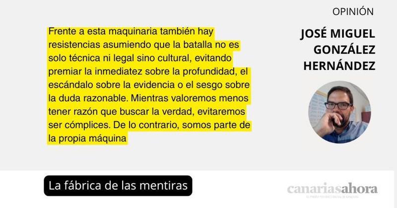 La fábrica de las mentiras