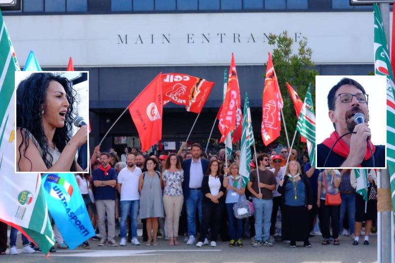Licenziamenti Yoox, sciopero e presidio all’Interporto. I sindacati: “Tavolo in ministero”