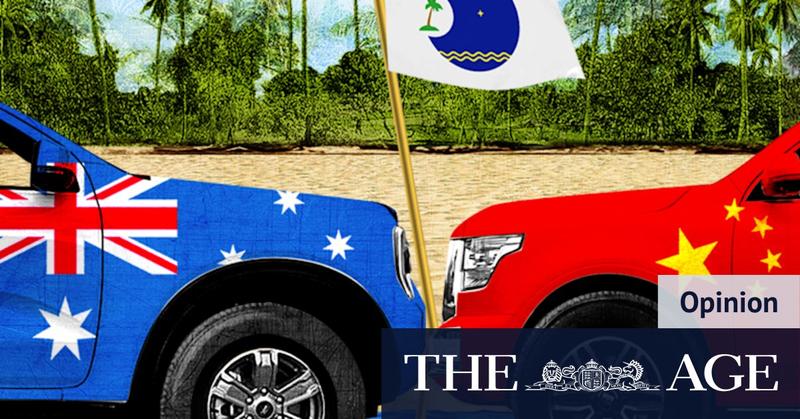 China and Australia in a high-speed race to win control of the Pacific