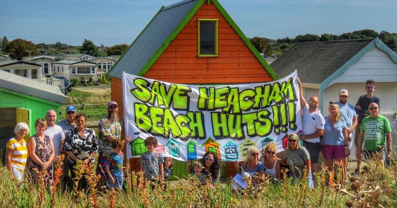 Save our beach huts! Villagers vow to battle council plans to sell off site