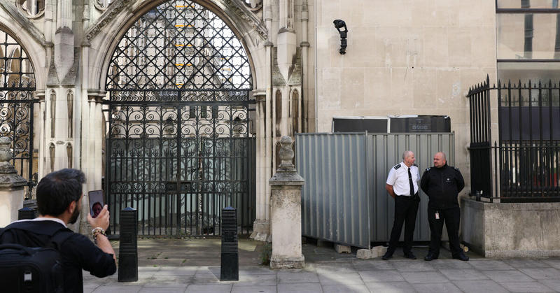 New Banksy mural at London's High Court shows judge striking protester