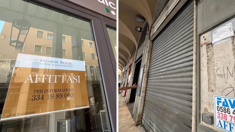 Livorno, è fuga da via Grande: perché i fondi sono sempre più vuoti