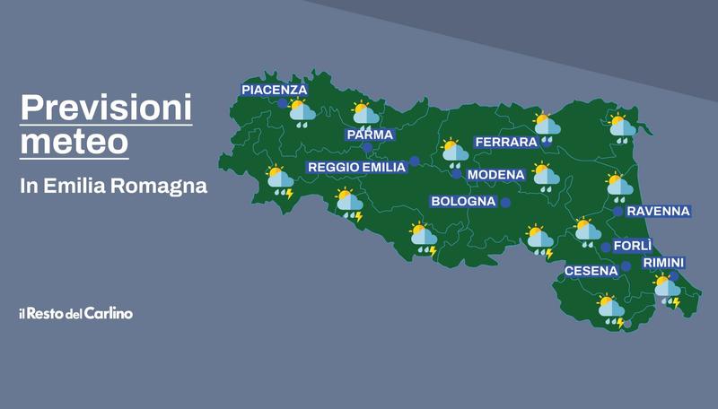 Allerta gialla per temporali in Emilia Romagna: attenzione al livello dei fiumi