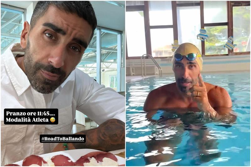 Filippo Magnini si prepara per ‘Ballando con le stelle’: “Pranzo alle 11,45 in modalità atleta”