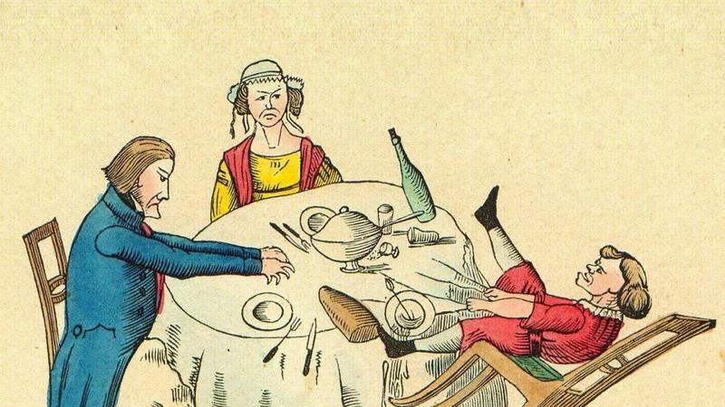 Schwierige Balance bei Tisch