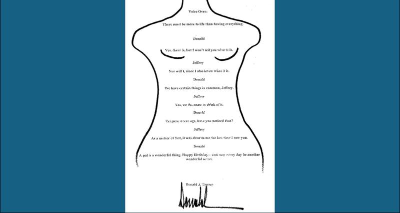 Even If Trump's Birthday Letter to Jeffrey Epstein Is 'Fake,' How Is It Defamatory?