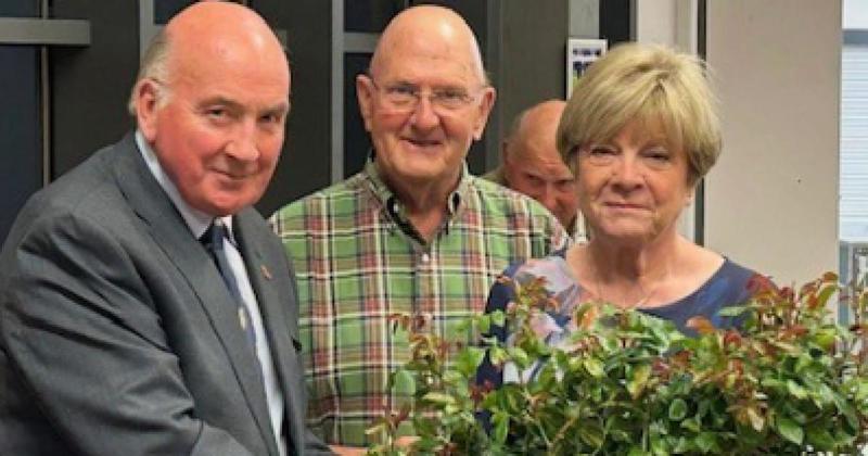 Man honoured for 35 years of service