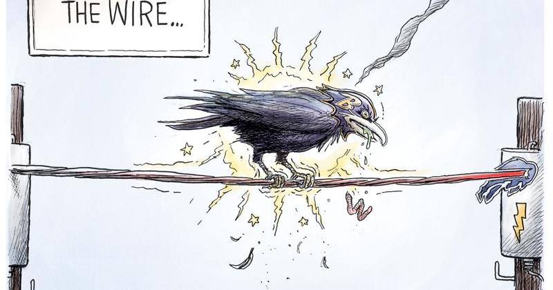 Adam Zyglis: Bills Shock Ravens
