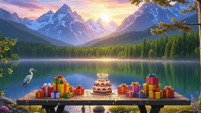 El cumpleaños y los regalos