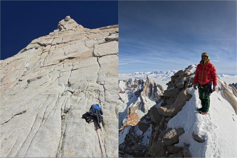 La Patagonia in inverno, Della Bordella e Majori in cima al Pilastro Goretta: “Un sogno che si avvera”