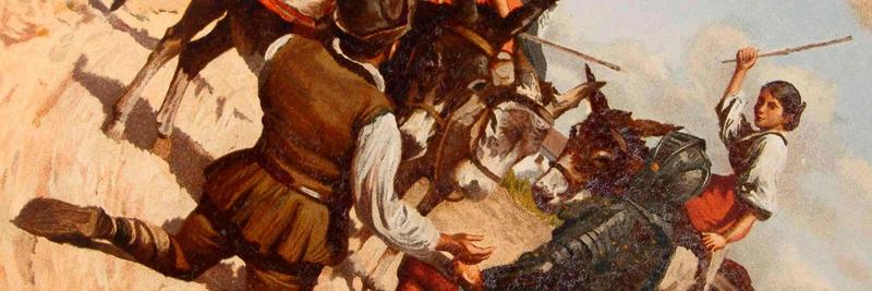Interrogación alrededor de don Quijote