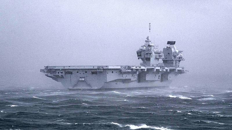 The HMS Prince of Wales Is Beginning Its Long Journey Home