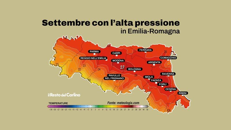 Settembre caldo in Emilia-Romagna con picchi di 27 gradi. Fino a quando? Le previsioni meteo