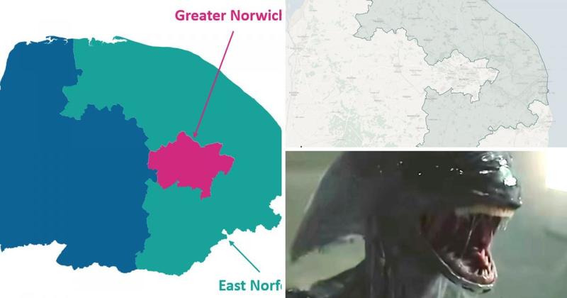 New maps reveal how Norfolk could be carved up into three councils