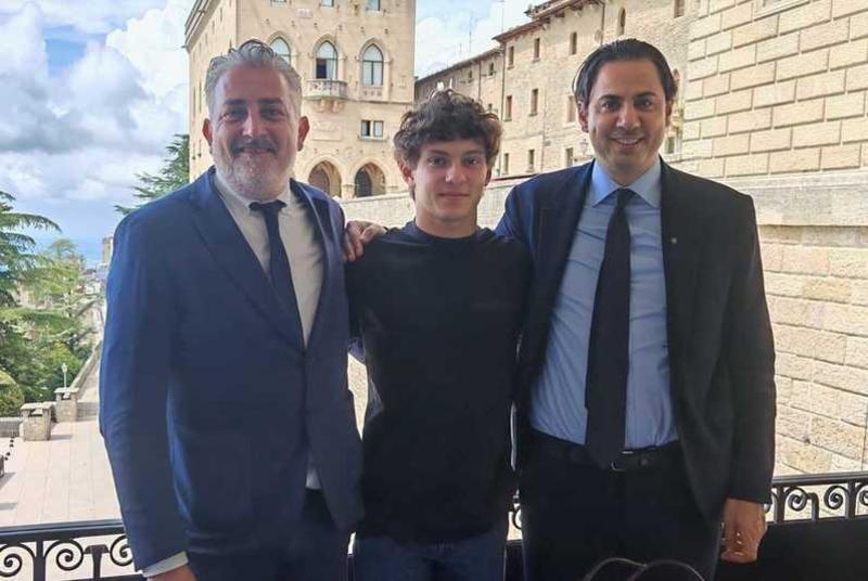San Marino corre con Kimi. Antonelli nominato ambasciatore dello sport