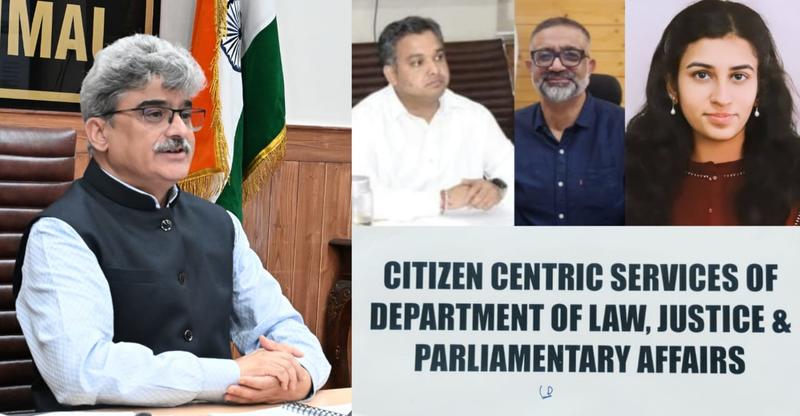 CS reviews ‘Citizen Centric Services’ of Law Department