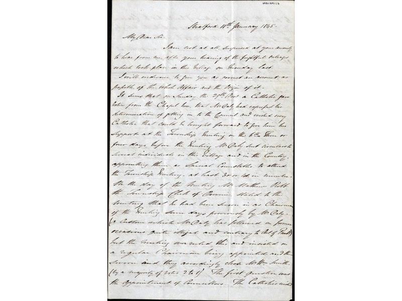 Reflections: Religious differences fuelled Stratford's 1845 political riot