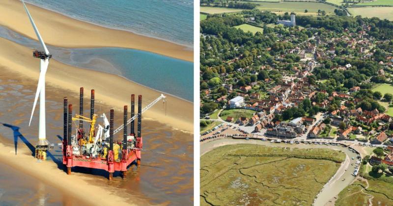 From Scroby Sands to Blakeney... a stunning bird's eye tour of the Norfolk coast