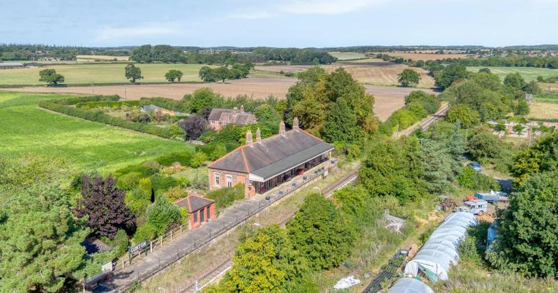 Ex-train station used by royalty on the market at £850k guide