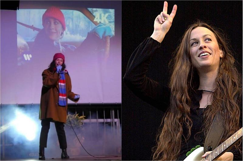 ‘Diventa’ Alanis Morissette per raccogliere fondi