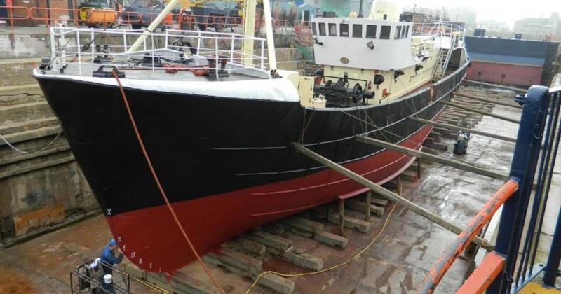 Historic trawler move home for first time in a decade