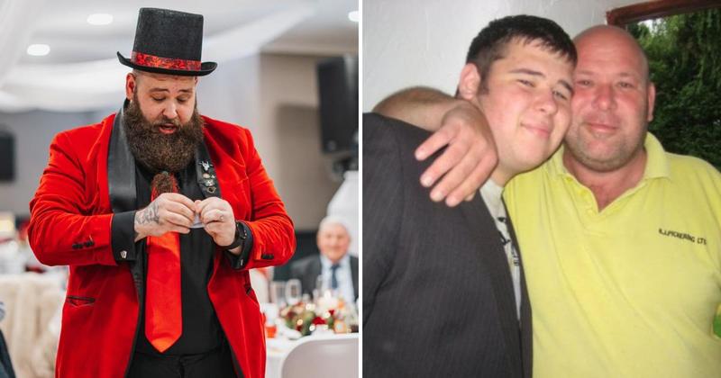 Magician swaps tricks for sprints and loses SIX stone - all in memory of late father