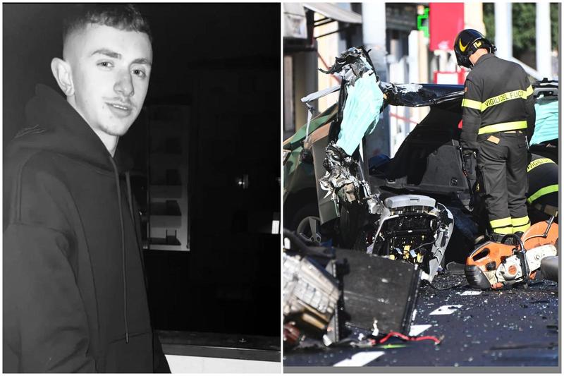 Morto nello schianto sull’auto rubata, la folle fuga è durata 6 minuti. Sfiorata la strage sui viali