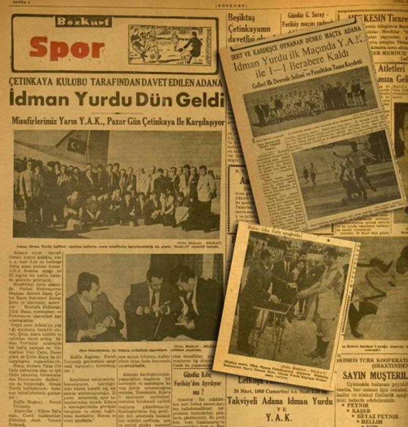 Adana İdman Yurdu, YAK ve Çetinkaya karşısında-1960-2
