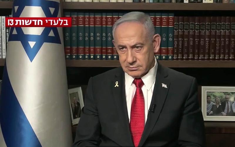 In rare Israeli interview, PM rejects ‘malicious’ claim he’s needlessly prolonging war