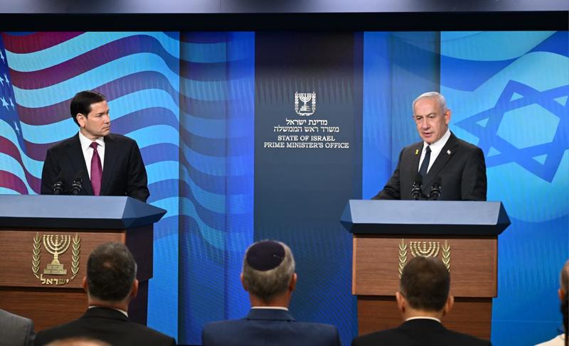 Alongside Rubio, Netanyahu claims Qatar strike succeeded because it sent a ‘message’
