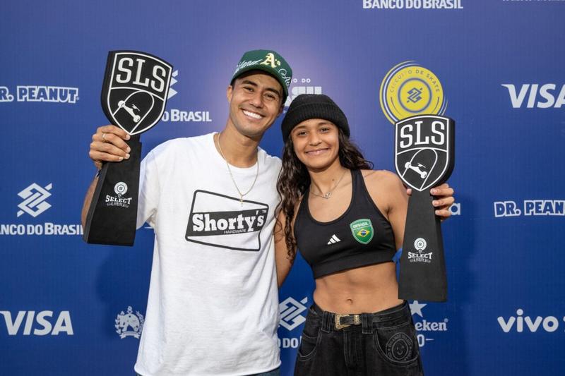 Ivan Monteiro e Maria Lúcia vencem o SLS Select Series Saquarema, segunda etapa de Skate Street realizado pela AEESB