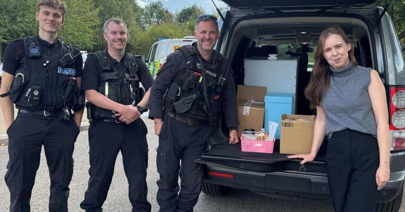 Police intervene to save couple's big day as wedding cake goes missing