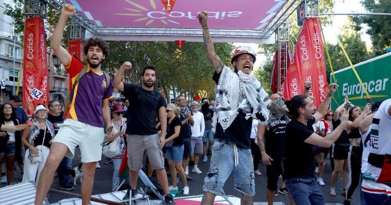 Pro-Palestinian protestors invading Vuelta course 'unacceptable': organisers