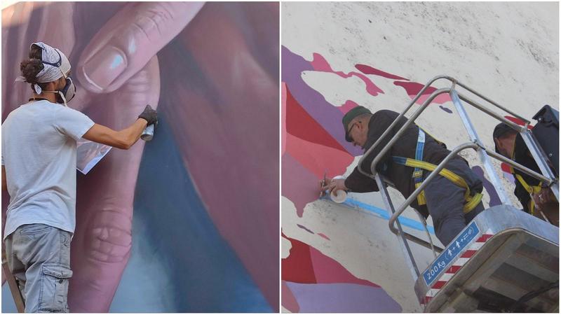 L’arte invade Dozza, Muro dipinto al via: “Biennale dei record”