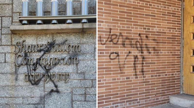 ‘Jews did 9/11’: Synagogues, Chabad building in Canada daubed with antisemitic graffiti