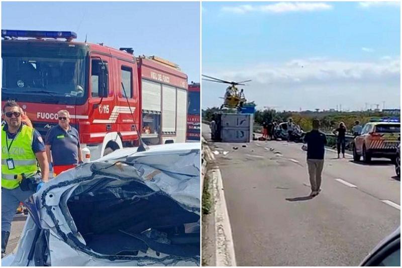 Maxi incidente sull’Adriatica a Cesena: 5 ragazzi feriti (2 sono gravissimi)