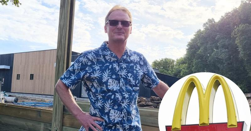 'Not loving it!' - McDonald's contractors tear down fence to neighbour's garden