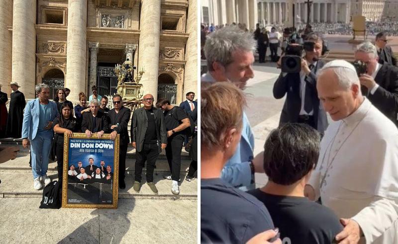 Da Livorno in Vaticano, i Mayor dal Papa e il siparietto tra Papa Leone e Giacomone