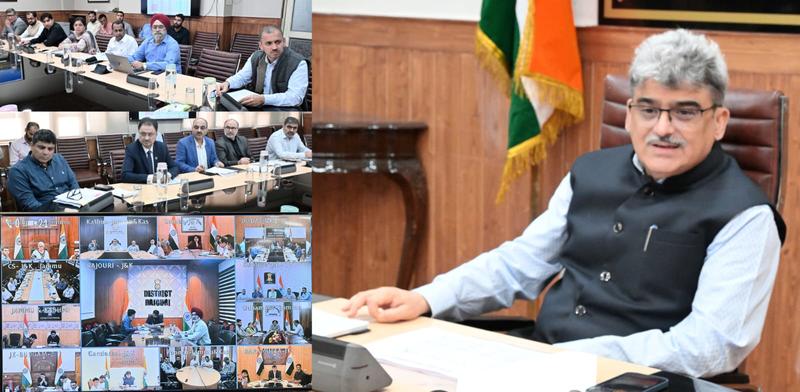 CS reviews impact of financial inclusion & social security schemes in J&K