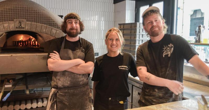 Huge queues forming daily for city's new all-you-can-eat pizza restaurant