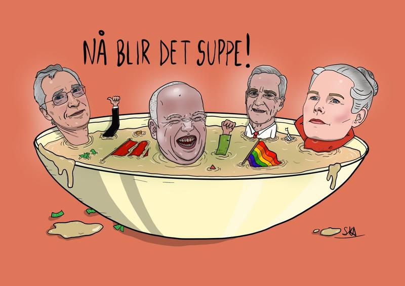 En rød-grønn røre?