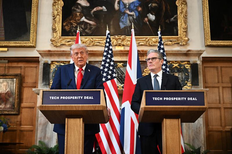 Meeting UK’s Starmer, Trump says he disagrees with plan to recognize Palestinian state